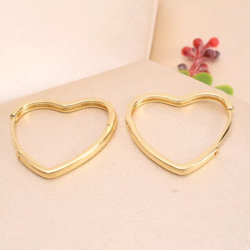 Are. Corazones Rodio 3cm - ARG581