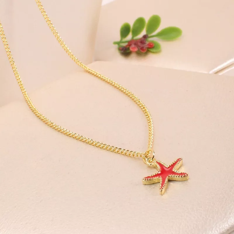 Cad. Estrella De Mar Rodio 45cm - CRI409