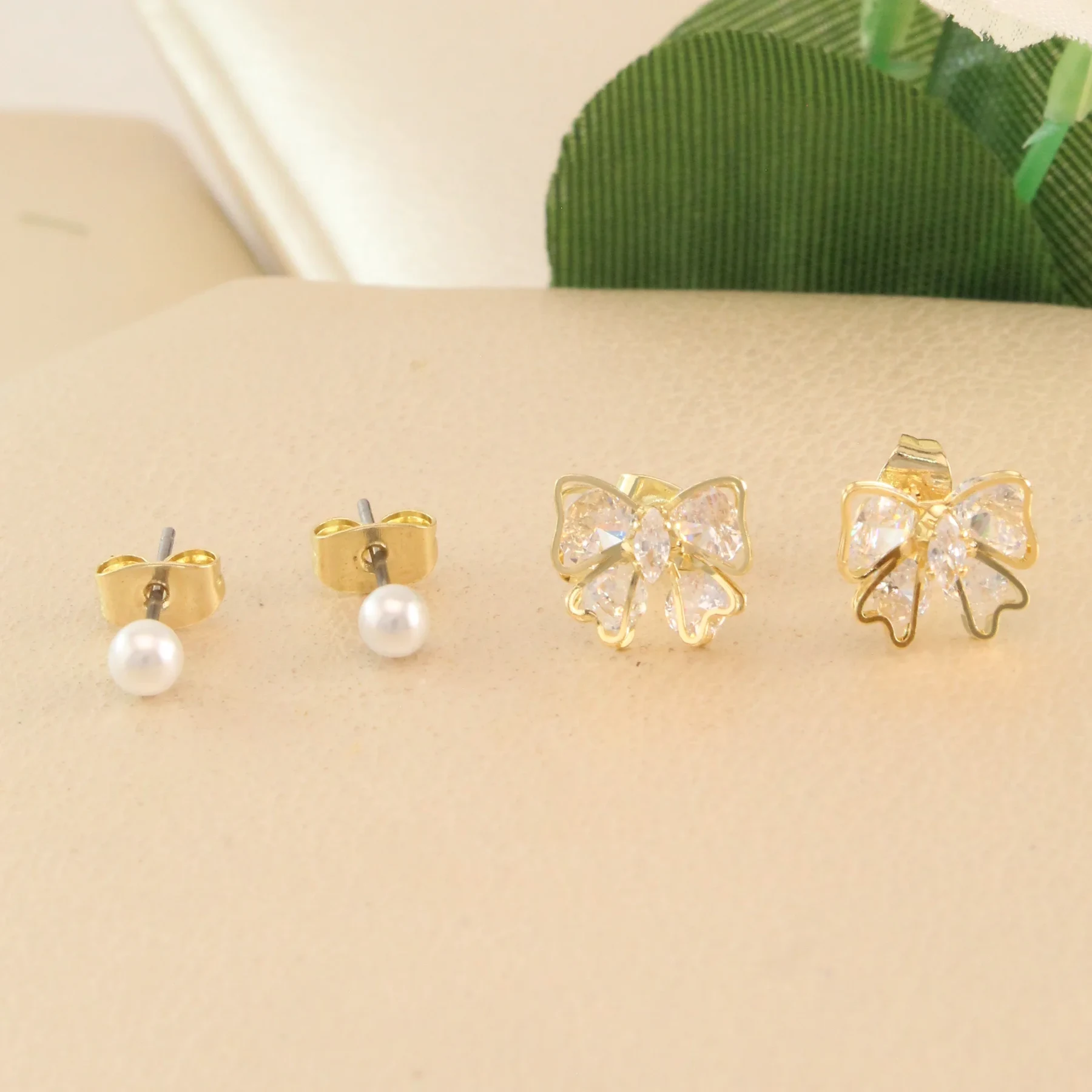 Set. Set De Arete Duo Rodio 0,5 Cm - JRG910