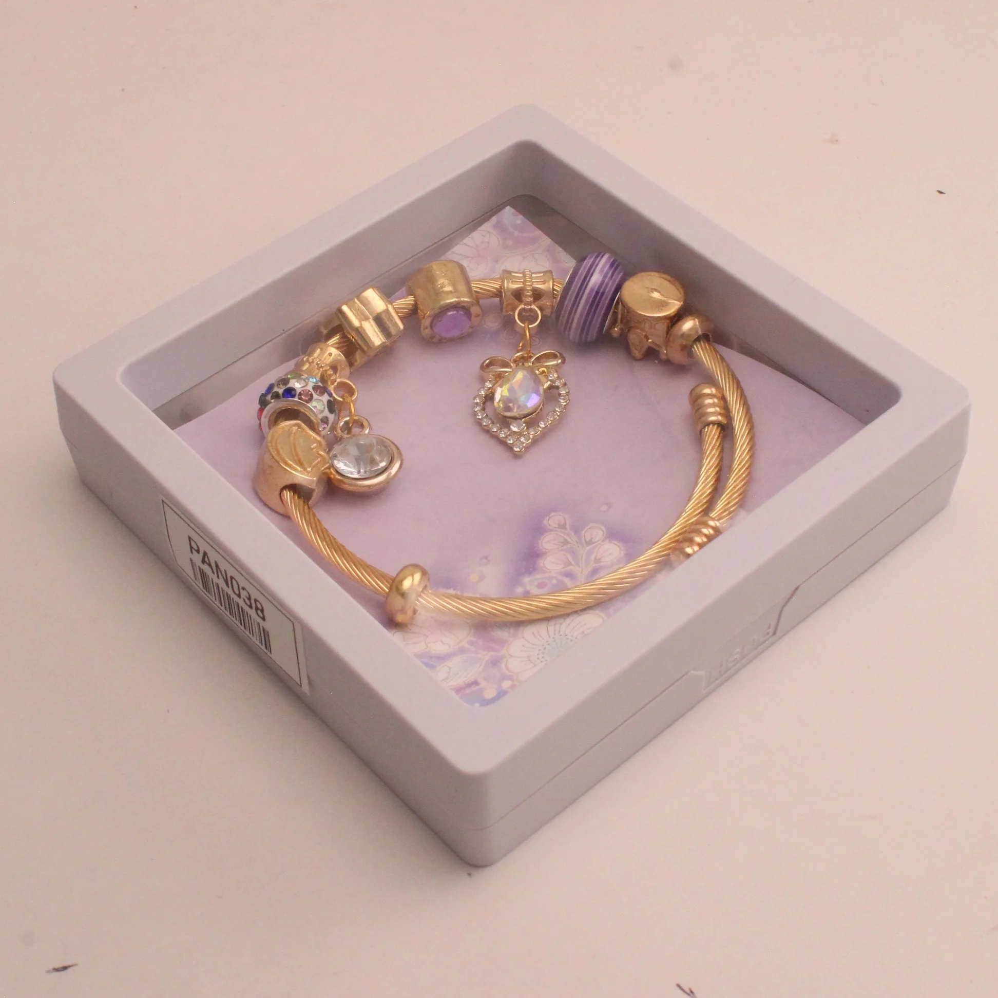 Pul. tipo pan. diamante rodio graduable - PAN038