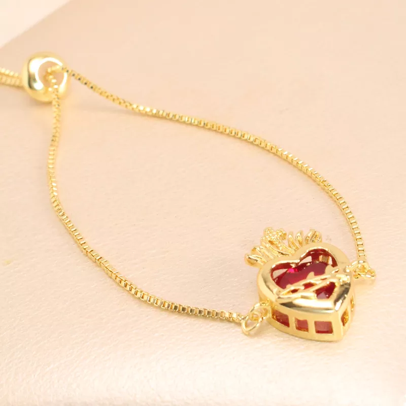 Pul. Sagrado Corazon Rodio graduable - PRN417