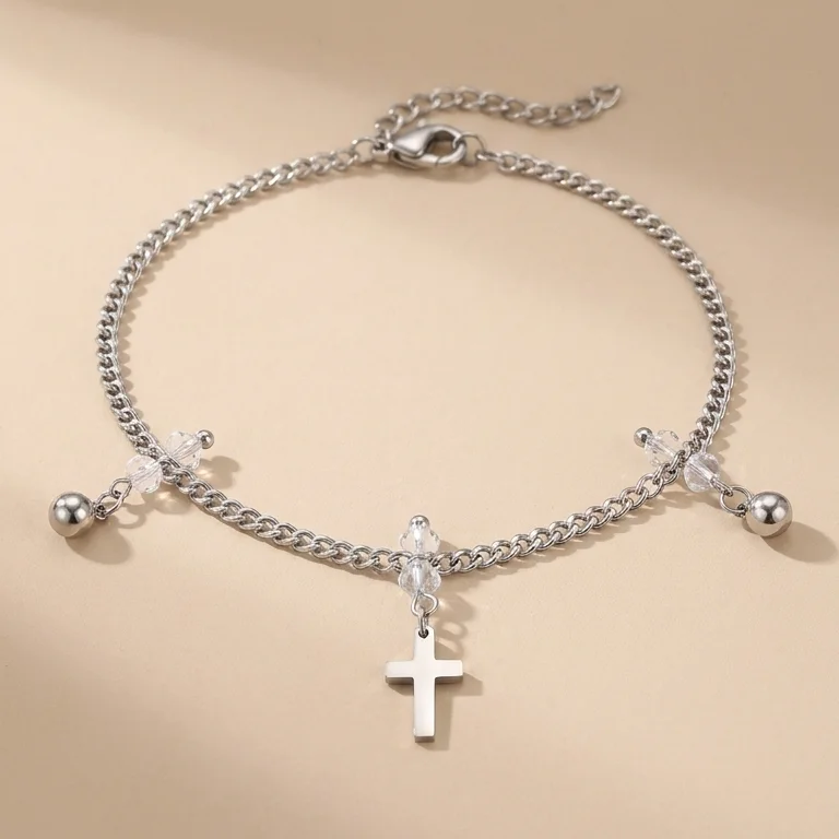 Pul. Pulseras Plata Rodio 18 Cm - PRS476