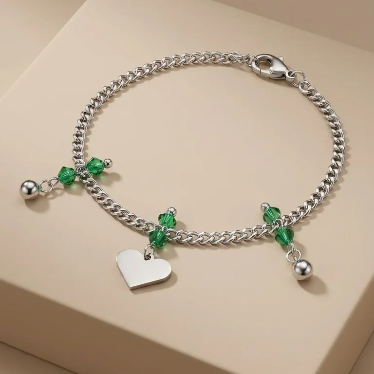 Pul. Pulseras Plata Rodio 18 Cm - PRS476B