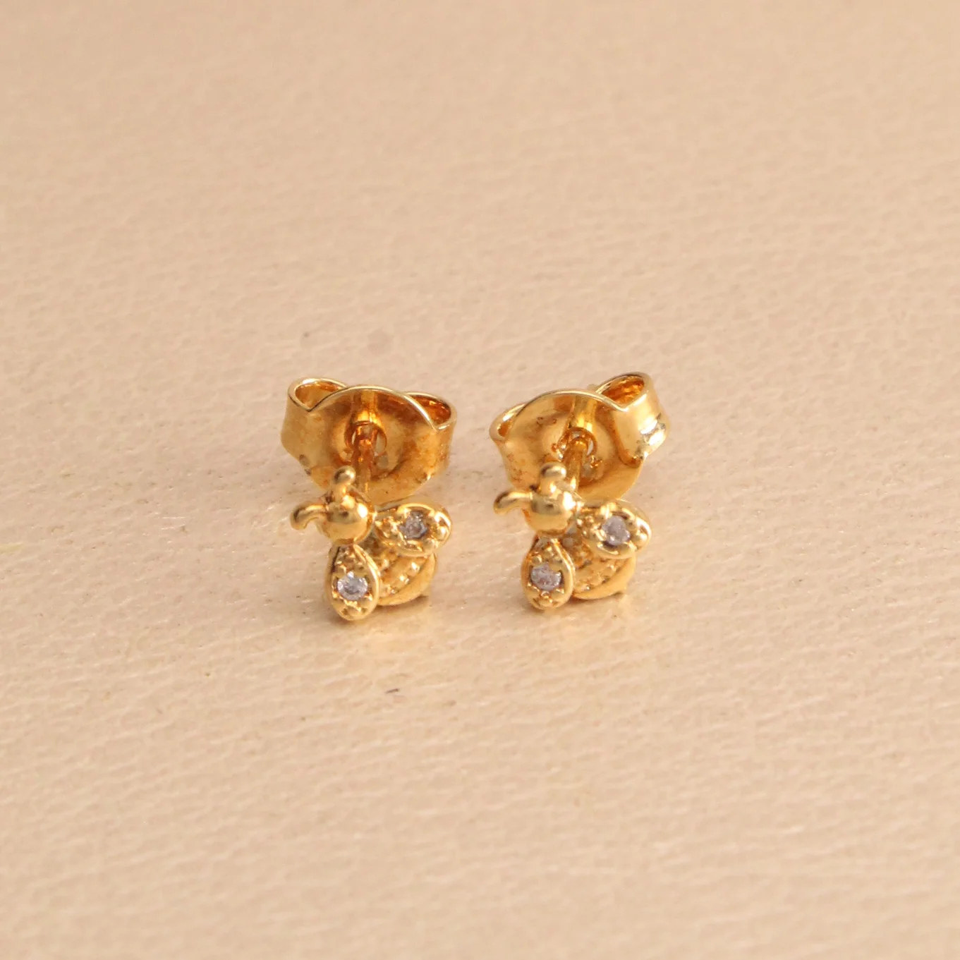 Top. Abeja Mini  Oro Laminado 0.3 Cm - TOG126