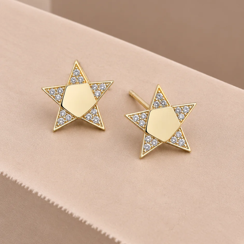 Top. cm estrella rodio 1cm - TRG207