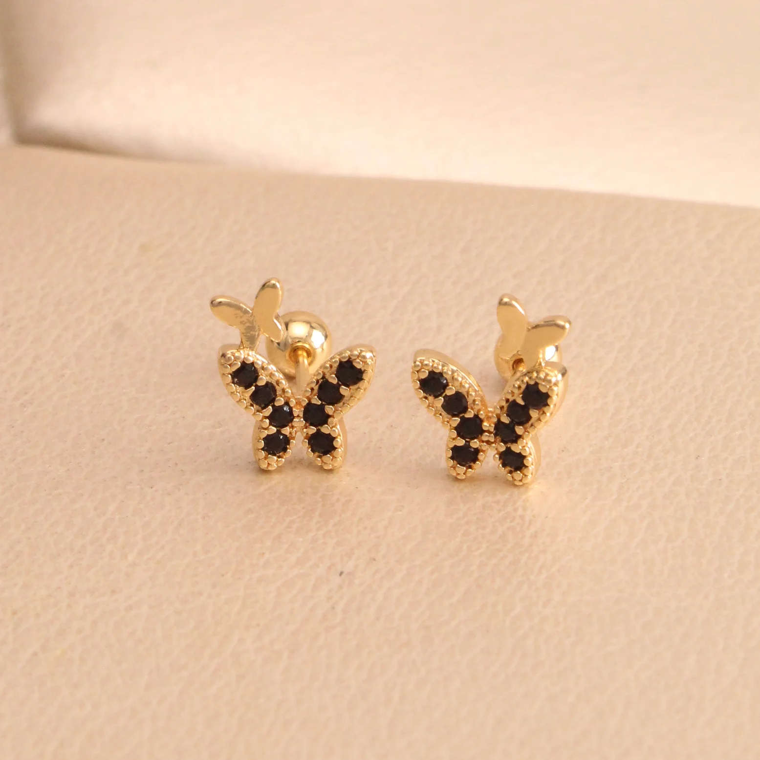 Top. seguridad mariposa rodio 1,2cm - TRG473