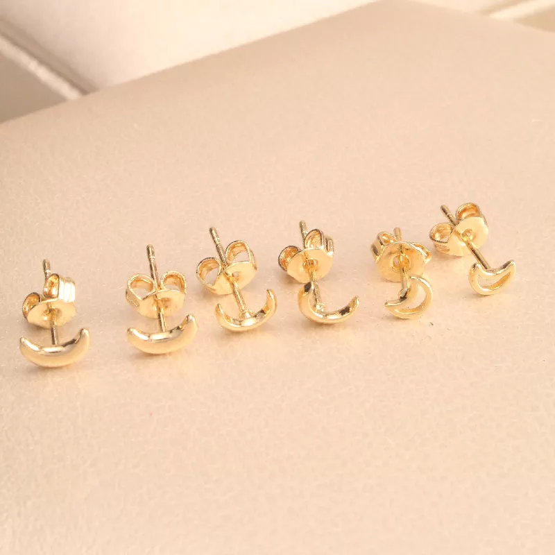 Top. Set Lunas Rodio 0.6, 0.5 y 0.4cm - TRH237