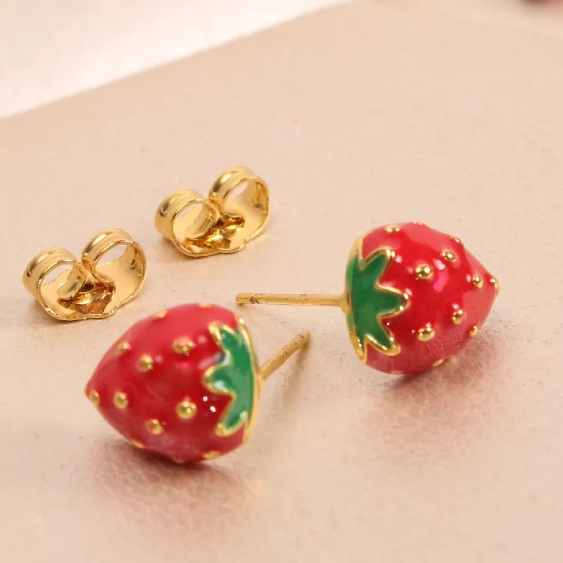 Top. Fresas Rodio 1cm - TRH455