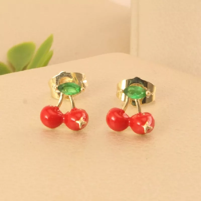 Top. Cerezas Rodio 0,7cm - TRL808