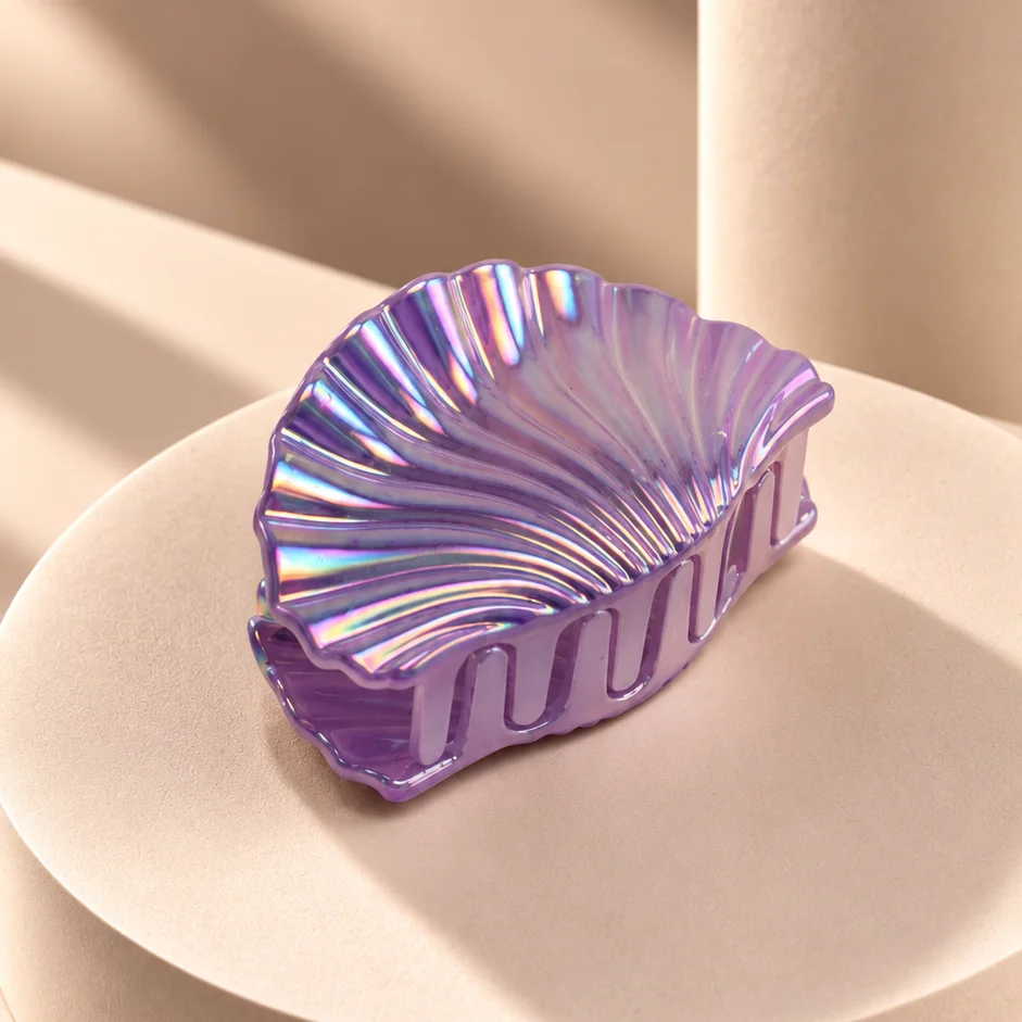 Var. shell morado blanco otra 4x3cm - ZEP409